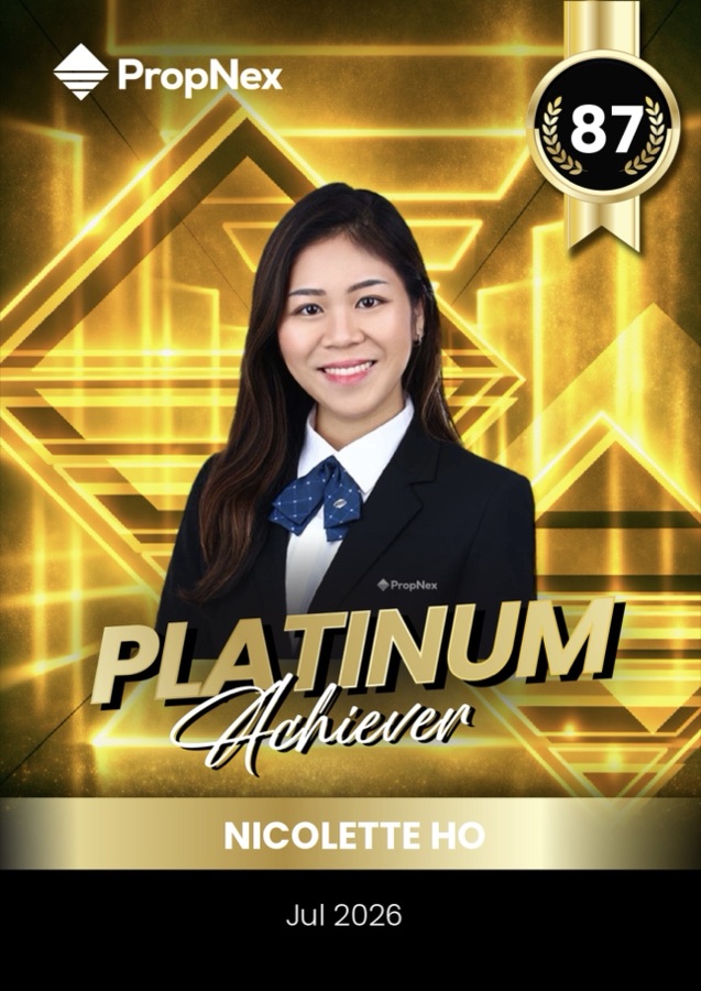 PropNex Platinum Achiever, July 2026, 87th position