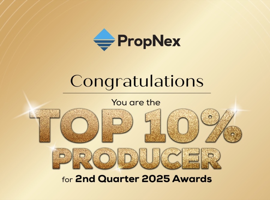 Top 10% Producer, 2nd Quarter 2025 Awards