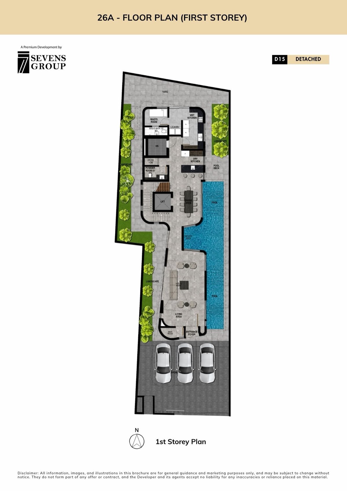 Avant-Garde · 26A & 26C Siglap Road floor plan: 26A · First Storey