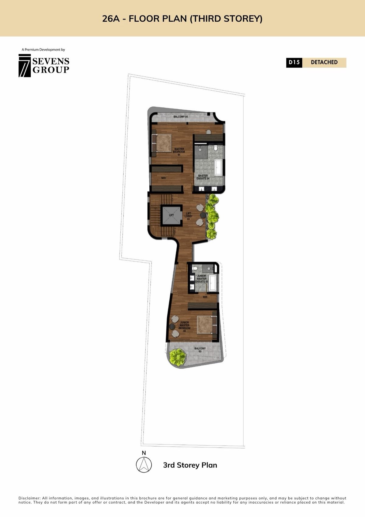 Avant-Garde · 26A & 26C Siglap Road floor plan: 26A · Third Storey