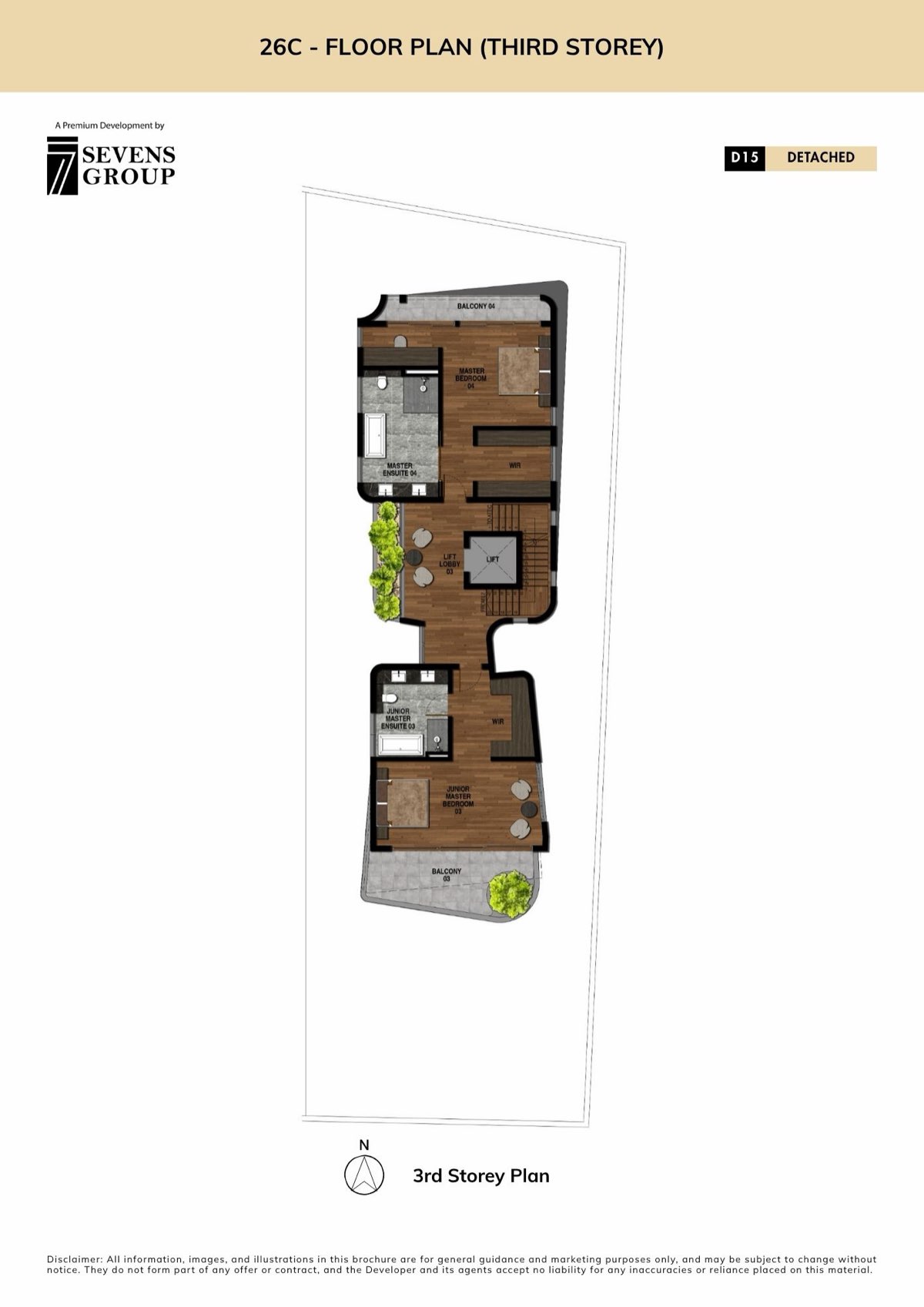 Avant-Garde · 26A & 26C Siglap Road floor plan: 26C · Third Storey