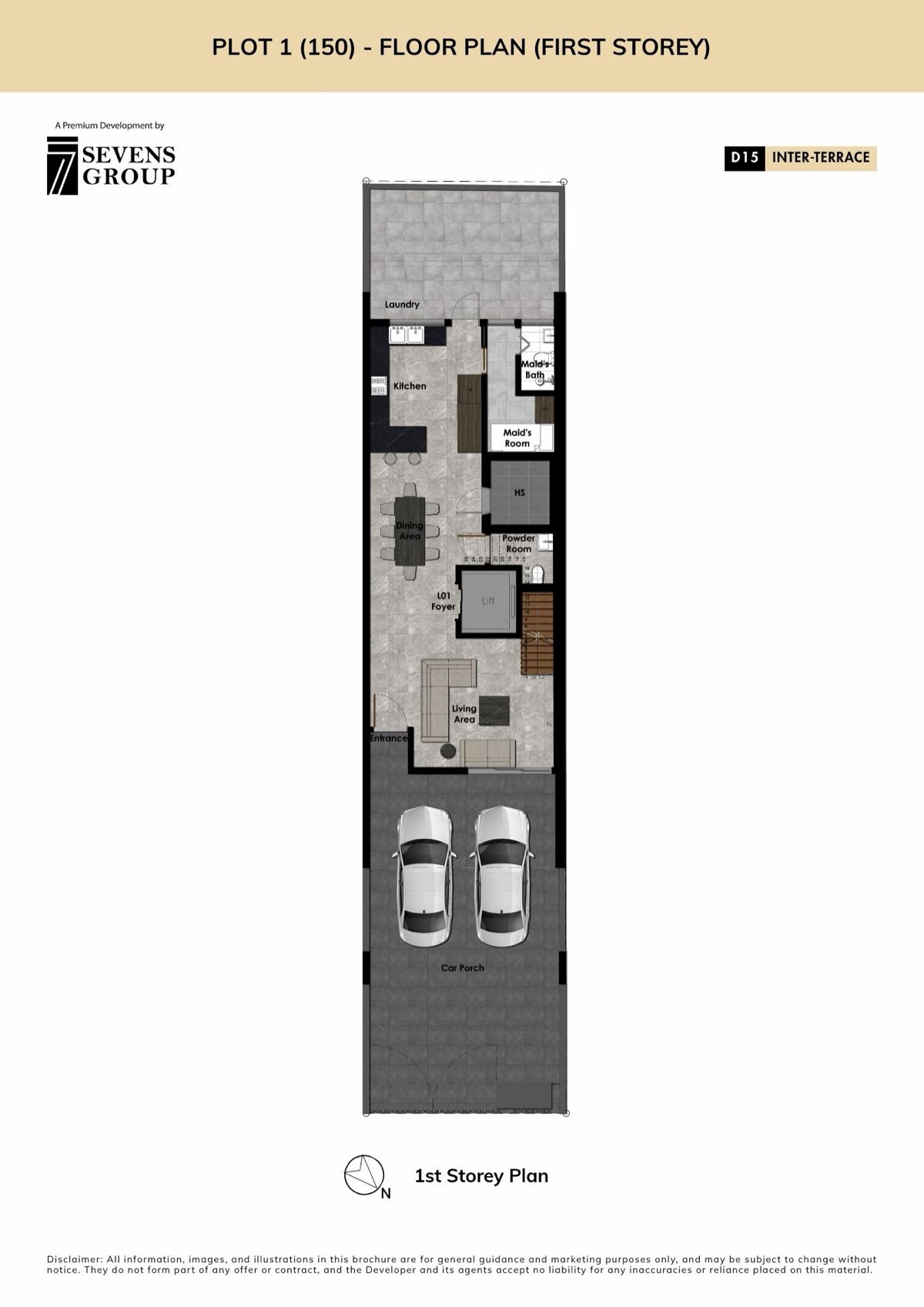 Chevron · 150, 152 & 154 Onan Road floor plan: 150 Onan Road · First Storey