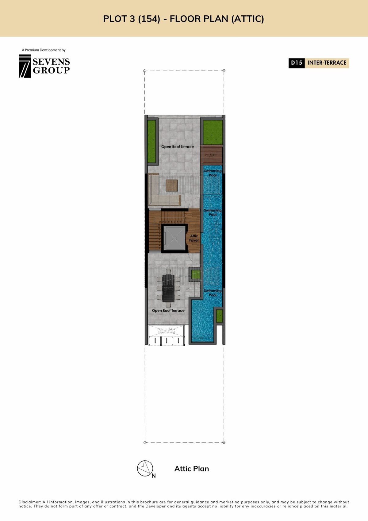Chevron · 150, 152 & 154 Onan Road floor plan: 154 Onan Road · Attic