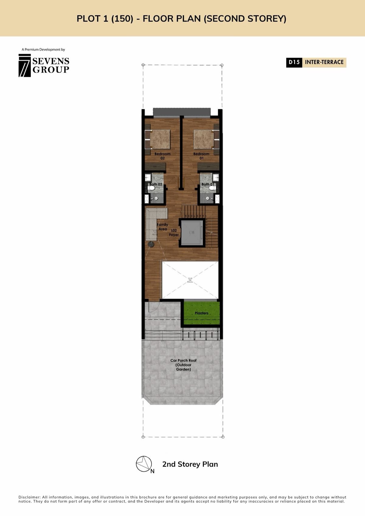 Chevron · 150, 152 & 154 Onan Road floor plan: 150 Onan Road · Second Storey