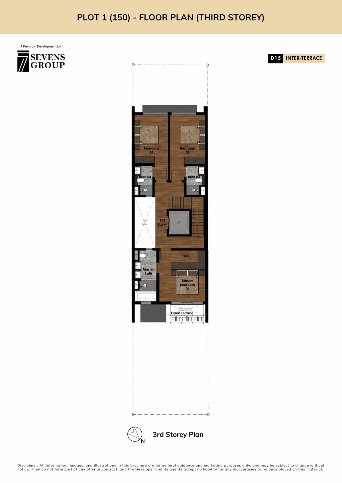 Chevron · 150, 152 & 154 Onan Road floor plan: 150 Onan Road · Third Storey