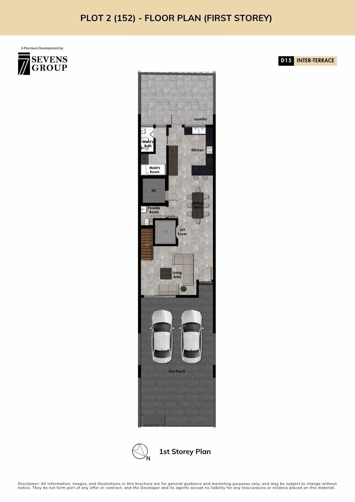 Chevron · 150, 152 & 154 Onan Road floor plan: 152 Onan Road · First Storey