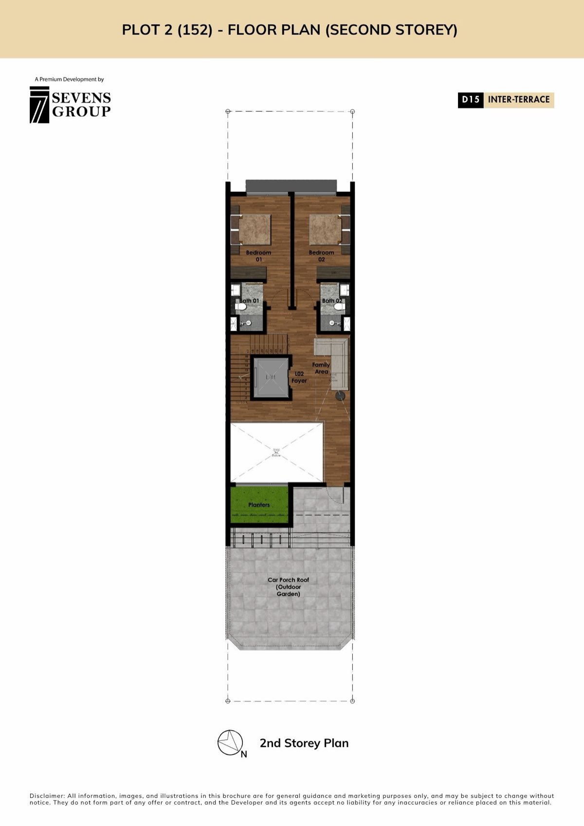 Chevron · 150, 152 & 154 Onan Road floor plan: 152 Onan Road · Second Storey