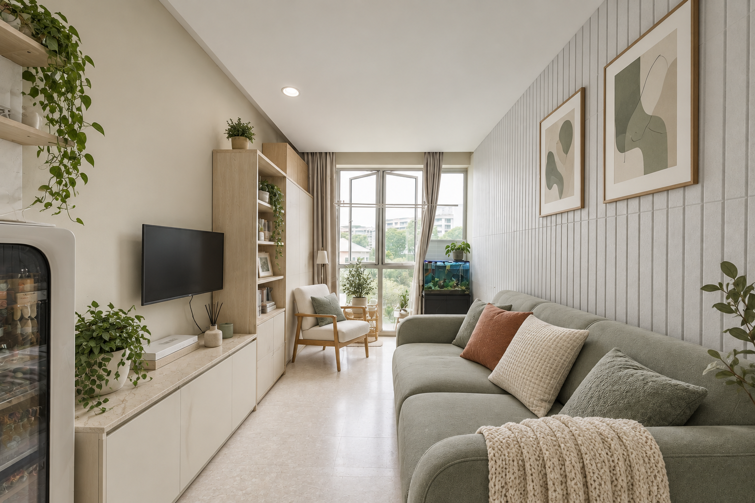 The Eden at Tampines: interior-design illustration only