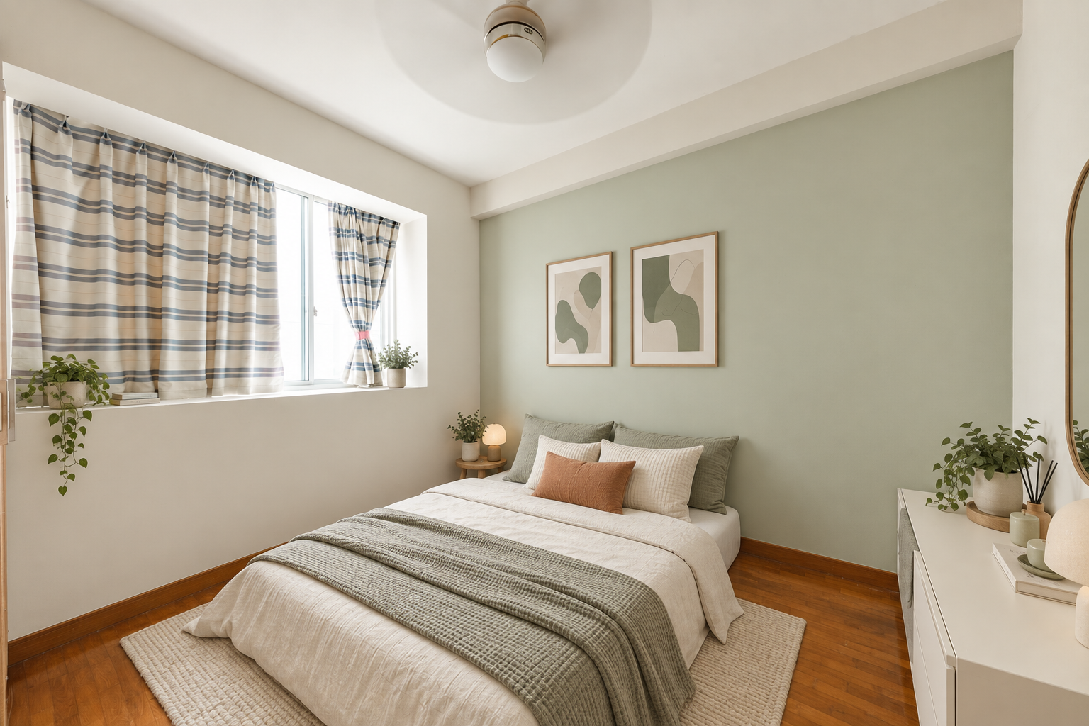 Soft contemporary interior-design illustration 9