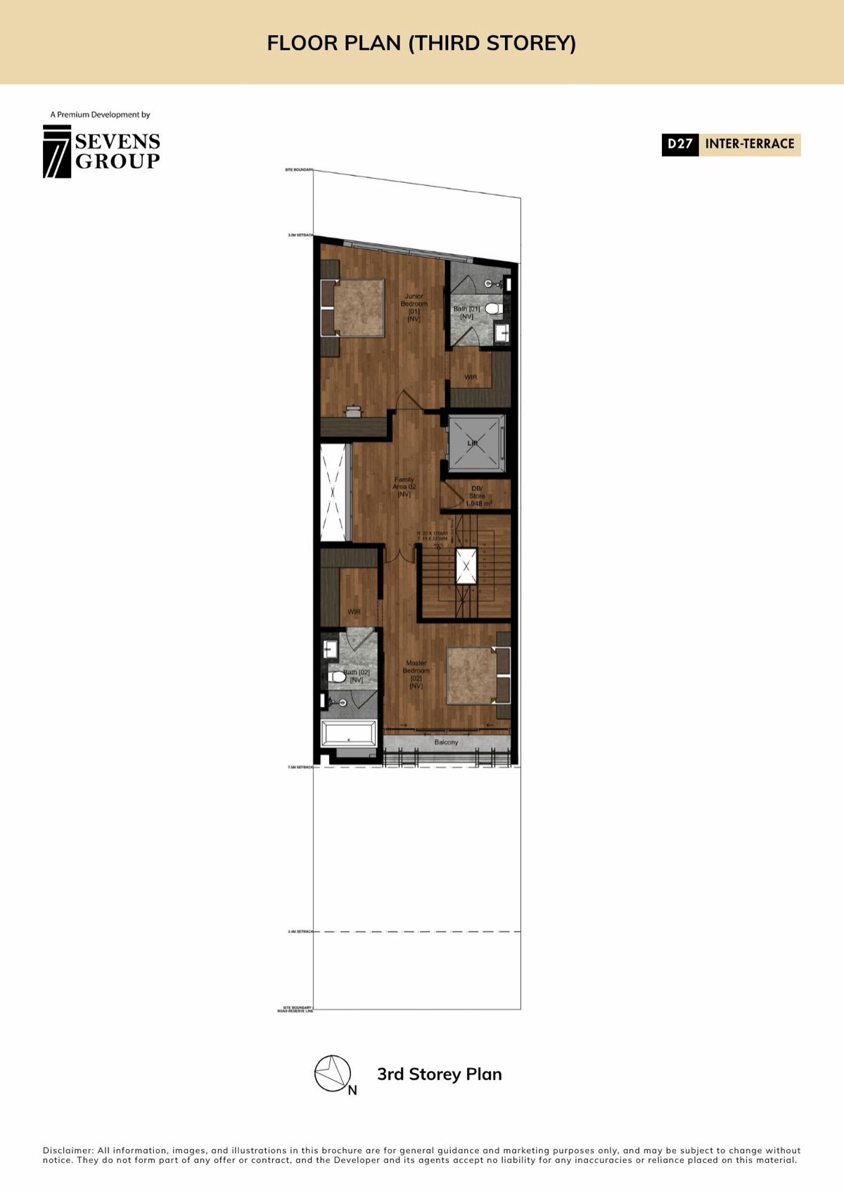 Zen · 23 Jalan Sankam floor plan: Third Storey